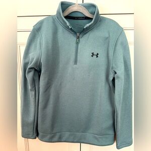 Boy’s Under Armour Green Quarter-Zip Pullover
